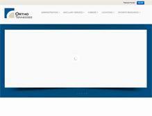 Tablet Screenshot of orthotennessee.com